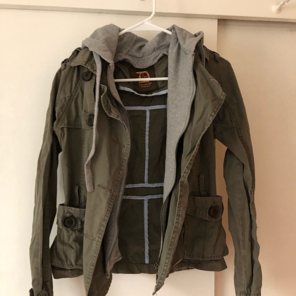 army green jacket